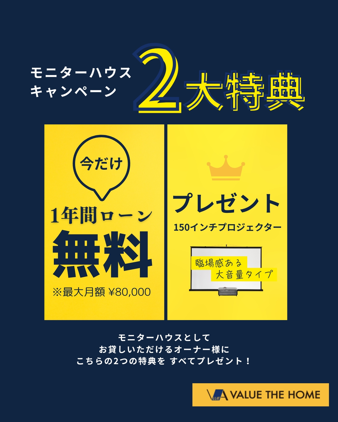 モニターハウスキャンペーン